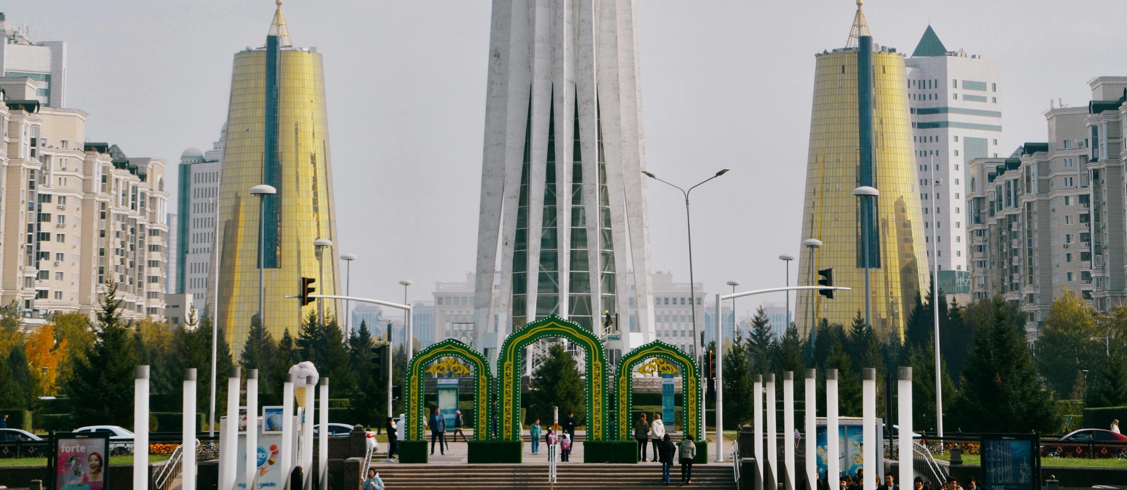 Baiterek Tower in Astana, Kazakhstan